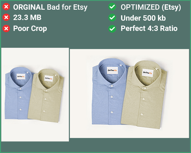 Marketplace Optimization – After example: Etsy Image Optimization