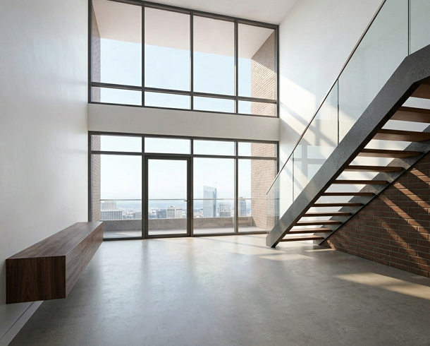 After: Luxury Loft & Full Scene Staging