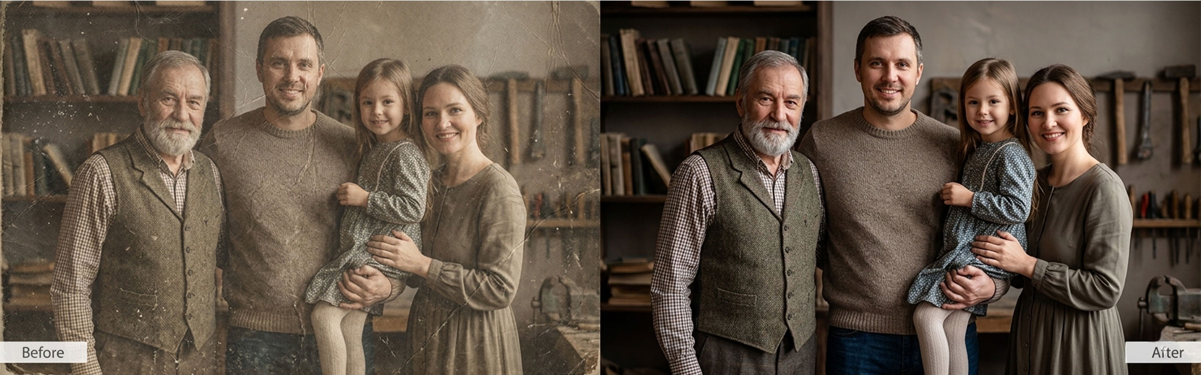 Photo Restoration – Slide 1